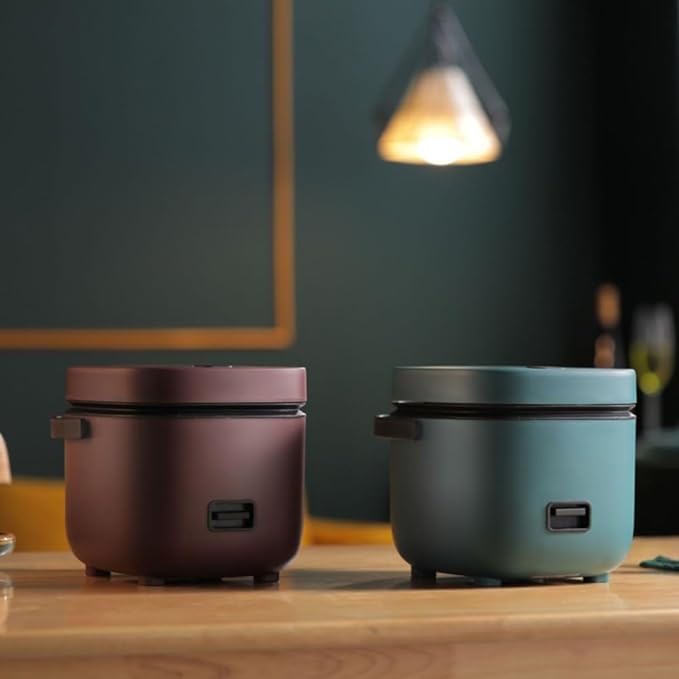 Mini Electric Rice Cooker Household Heating Pan Cooking Pot Layer Mini Hotpot Soup Steamer(D)