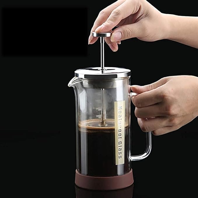 French press pot Coffee Maker Maximum Flavor Coffee Brewer with Superior Filtration Capacity(Small)