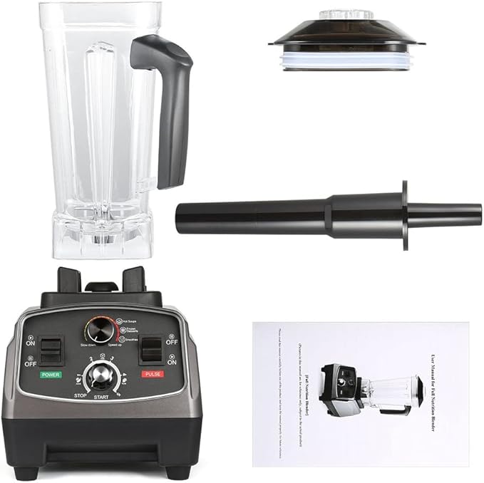 Blender Smoothie Makers 1650W Kitchen Food Processor 26000 RPM High-Speed Jug Blender with 2L BPA-Free Container for Home Milk Tea Shop Coffee Shop