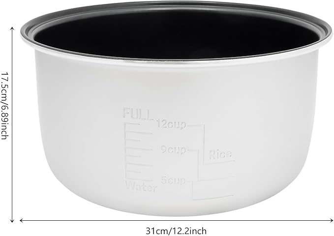 Large Capacity Commercial Rice Cooker &amp Warmer with Nonstick Inner Pot 13.74Qt Multi-function Electric Rice Cooker | LED Display | Timer Setting | Smart Preset from 30 min-24 Hrs
