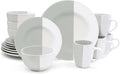 16 Piece Stoneware Dinnerware Set Dinnerware Set for 4 Plates and Bowls Sets Plates Bowls Cups
