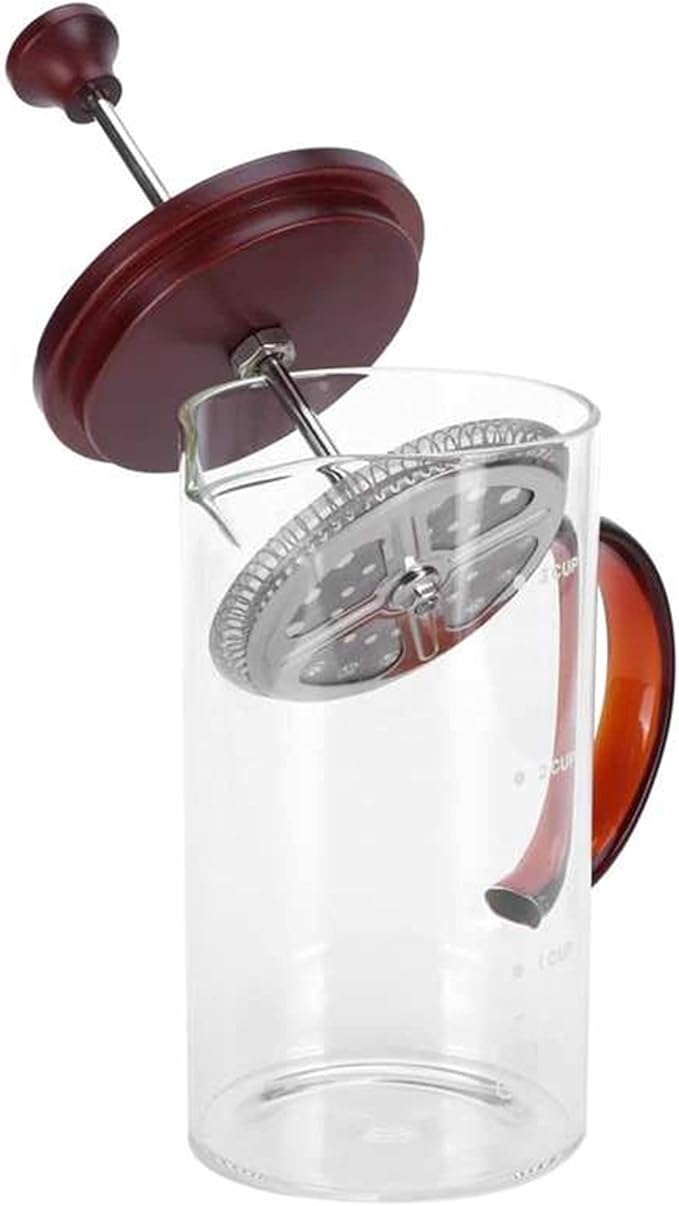 HASMI Coffee Kettle Coffee Kettle Press Coffee Maker Kettle Borosilicate Glass Tea Coffee Pot Container for Home Use Perfect for Coffee Lover 800ml Coffee Maker Dingzhebo2022