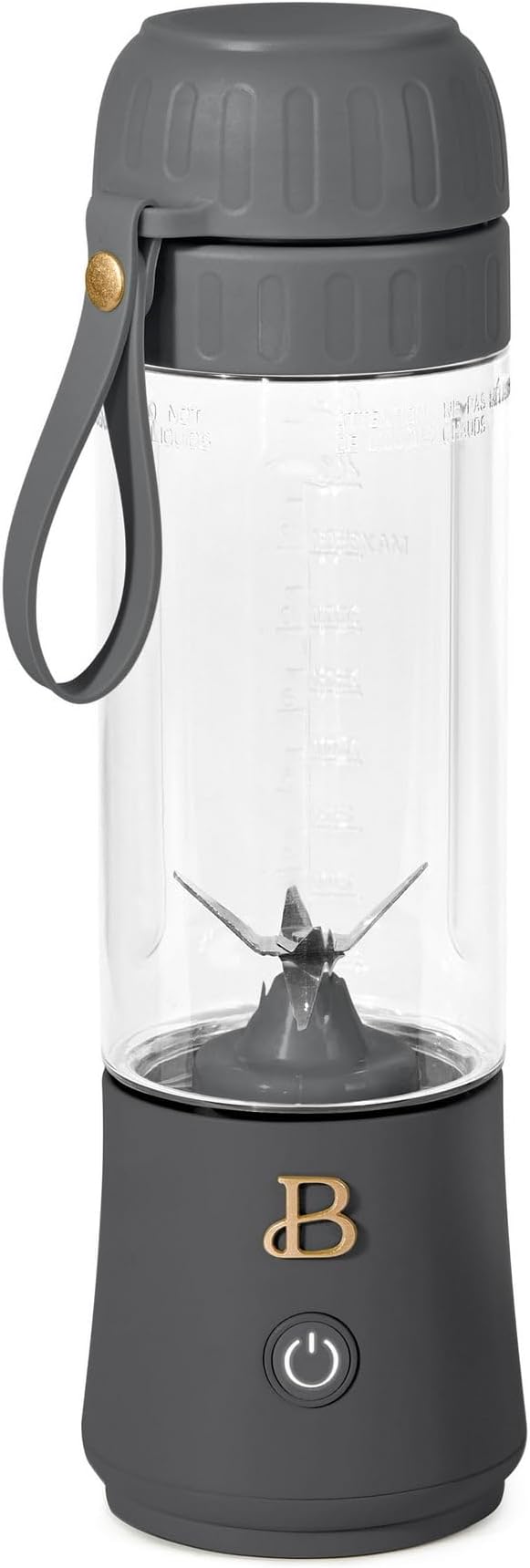 Portable Blender with 14 oz USB Rechargeable and Cordless for Smoothies Shakes &amp More