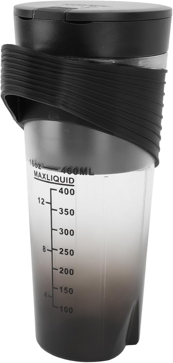 Fockety Portable Blender 460ml Shakes and Smoothies Blender with 6 Ultra Sharp Blades USB Rechargeable 4000mAh Mixer Shake Blender for Home Outdoor