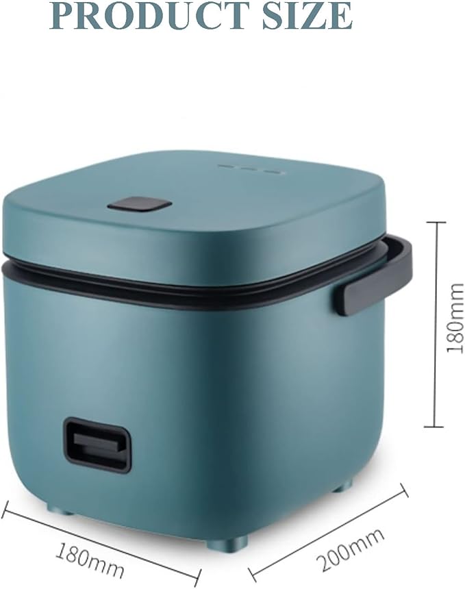 Rice Cooker 2 Person Multi Cooker With Non-Stick Inner Pot With Indicator Lights For 1-2 People