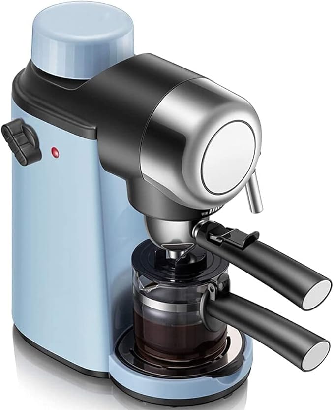 Coffee Maker Home Coffee Machine Italian Semi-automatic Pump Type Can Make Fancy Coffee Blue Coffee Machine