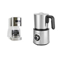 Koolatron Kenmore Coffee Maker 12 cup White + Kenmore Automatic Milk Frother &amp Steamer