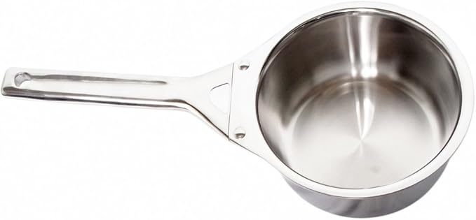 True Induction Stainless Steel Cookware for Inducton Cooktop - Sauce Pan with lid/ 6.5in. 1.5L