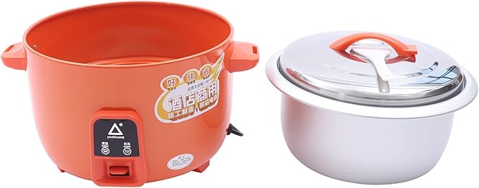 13L Large Commercial Rice Cooker Automatic Non Stick Automatic Rice Warmer Cooker has Multiple Functions Cooking Rice Cooking Porridge and Cooking Soup for Hotel Kitchen Fast Food Restaurant