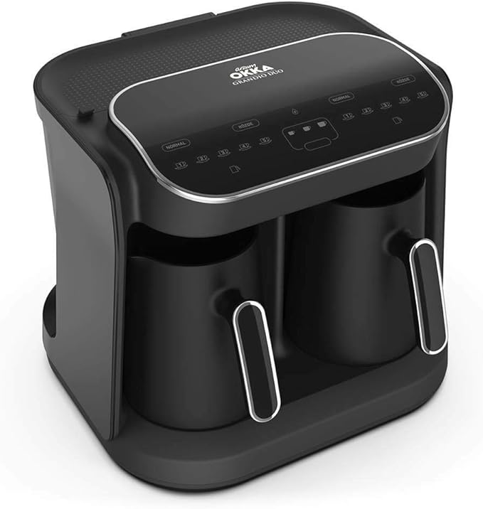 Arzum Okka - Turkish Coffee Machine Grandio Duo Touch Panel - Chrome - OK007-K