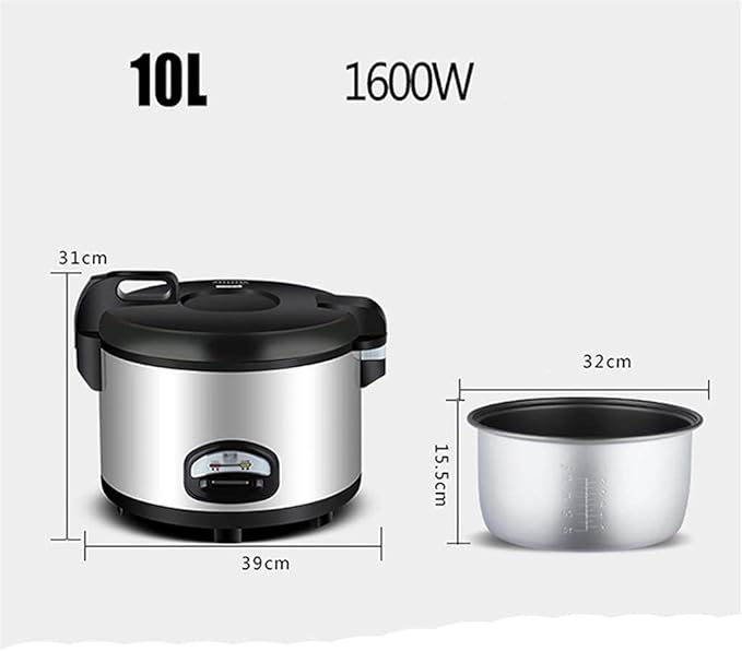Household Electric Rice Cooker Large Capacity Household/Commercial Large Rice Cooker FFor 9-40 People(10L)