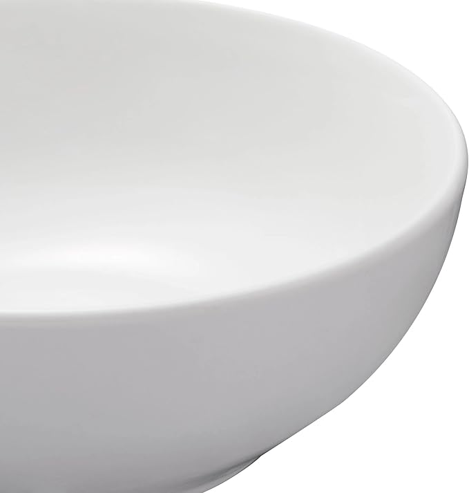 Glazed White Stoneware Dinnerware Set 12-Piece Service Includes Dinner Plates Salad Plates Bowls Durable Everyday Dishes Dishwasher &amp Microwave Safe