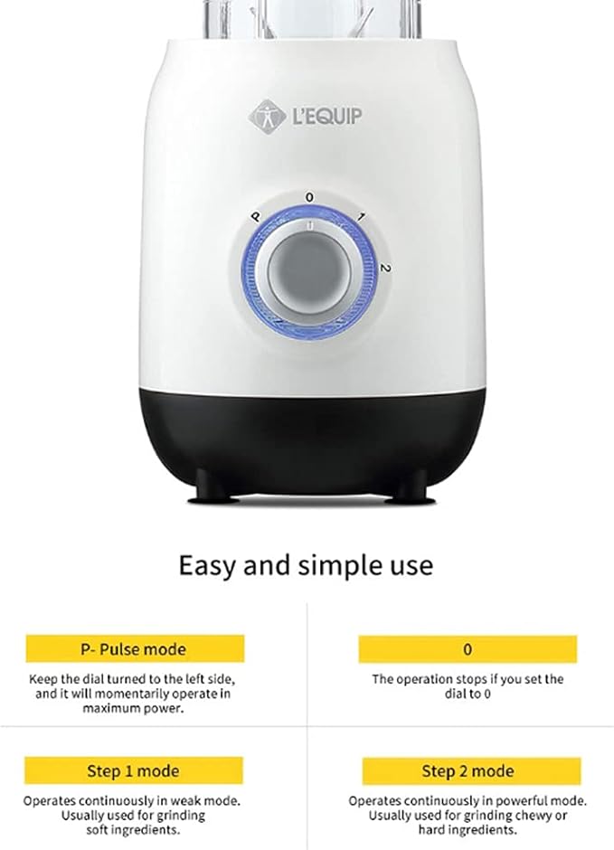 [LEQUIP] 3 in 1 Blender LB-M2201P Home Blender Mixer Grinder 20000RPM 220V