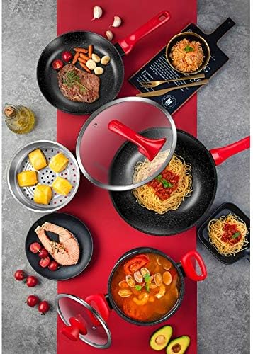 Aluminum Alloy Non Stick Pot Set Multi Functional Cooking Utensils for Household Kitchens Cookware Set