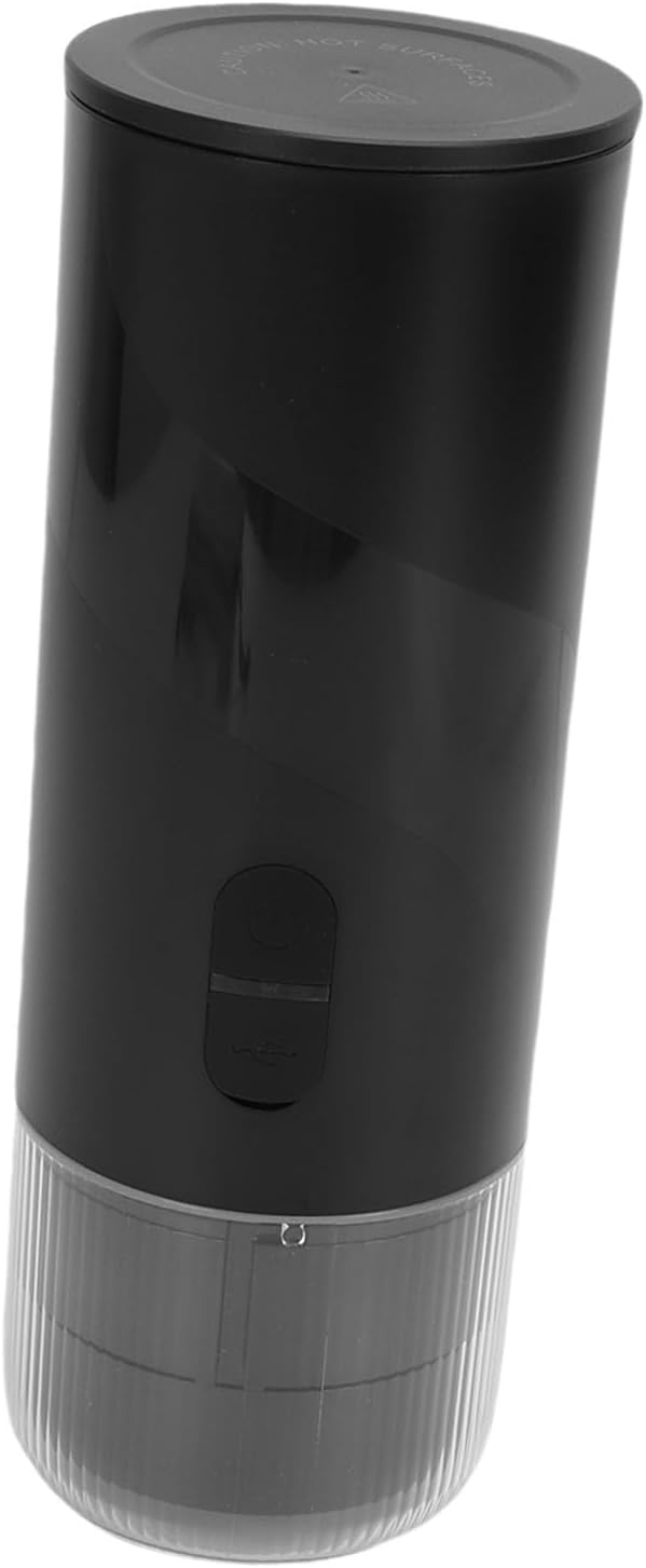 Portable Italian Coffee Machine Rechargeable Travel Capsule Coffee Maker Compatible Ground for Outdoor Car Camping Hiking