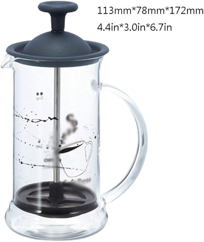HASMI Coffee Kettle French Pressure Coffee Pot Filter Paper Filter Press Pot Heat-resistant Glass Filter Teapot Household Coffee Maker