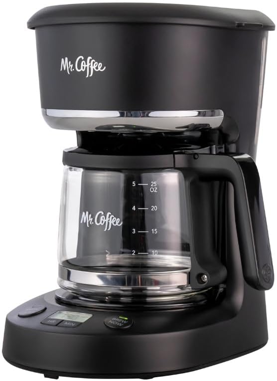 Mr. Coffee 5-Cup Mini Brew Switch Coffee Maker Black