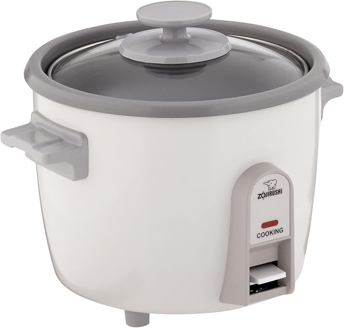 Zojirushi 6-Cup and 3-Cup Rice Cookers Bundle with Nonstick Pans Glass Lids Stay-Cool Handles