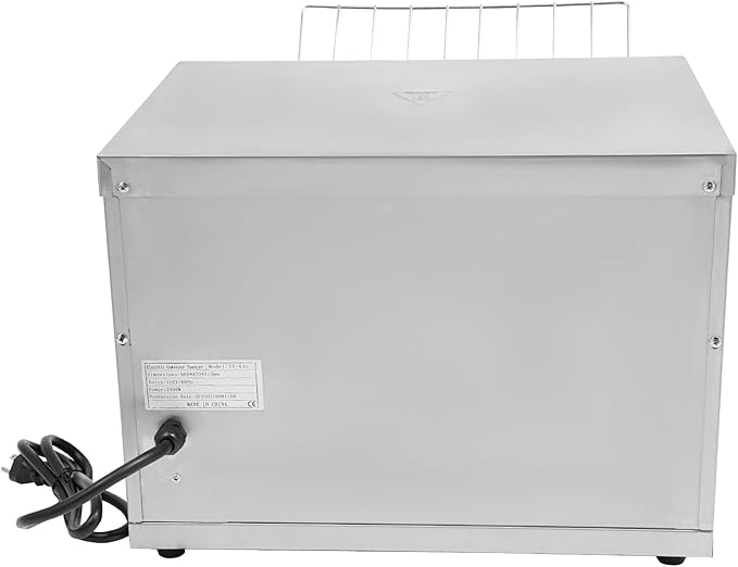 Commercial Conveyor Toaster – 450 Slices/Hour Stainless Steel Bread Toaster with Adjustable Speed &amp Triple Heating Mode High-Efficiency 2400W Toasting Machine for Cafes Hotels Restaurants