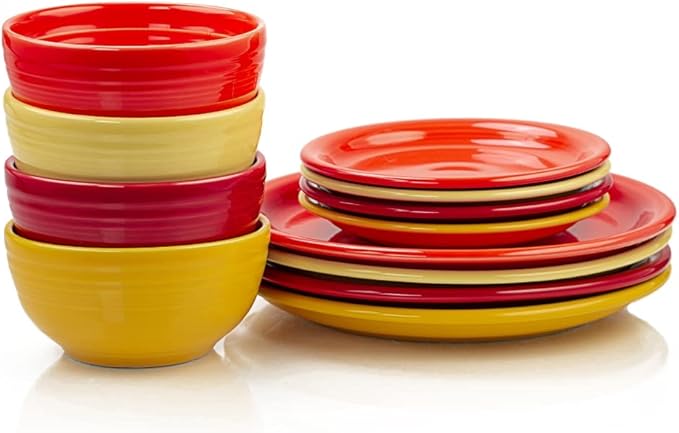 Fiesta® 12-Piece Bistro Dinnerware Set | Sunrise