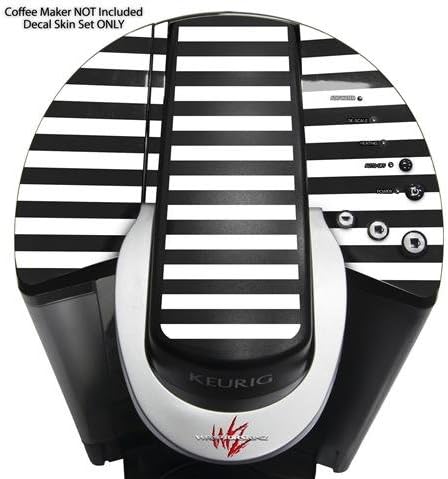 Decal Style Vinyl Skin compatible with Keurig K40 Elite Coffee Makers Stripes (COFFEE MAKER NOT INCLUDED)
