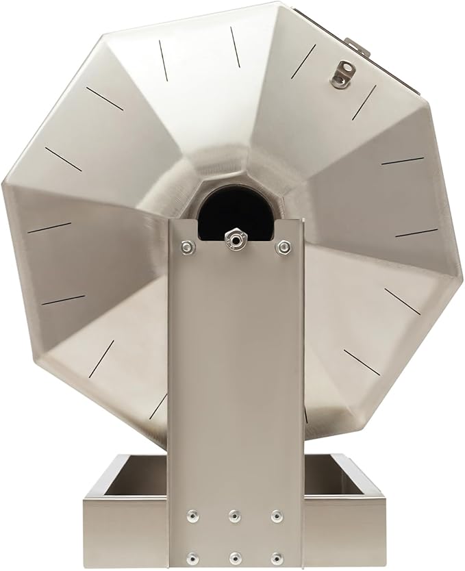 Coffee Bean Roaster Electric Coffee Roaster 14.5L Coffee Bean Baker Peanut Roaster Gas Burner Drum Type Stainless Steel for Home and Commercial Use