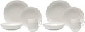 Mikasa Swirl Coupe 4 Piece Place Setting Service For 1 White (Pack of 2)