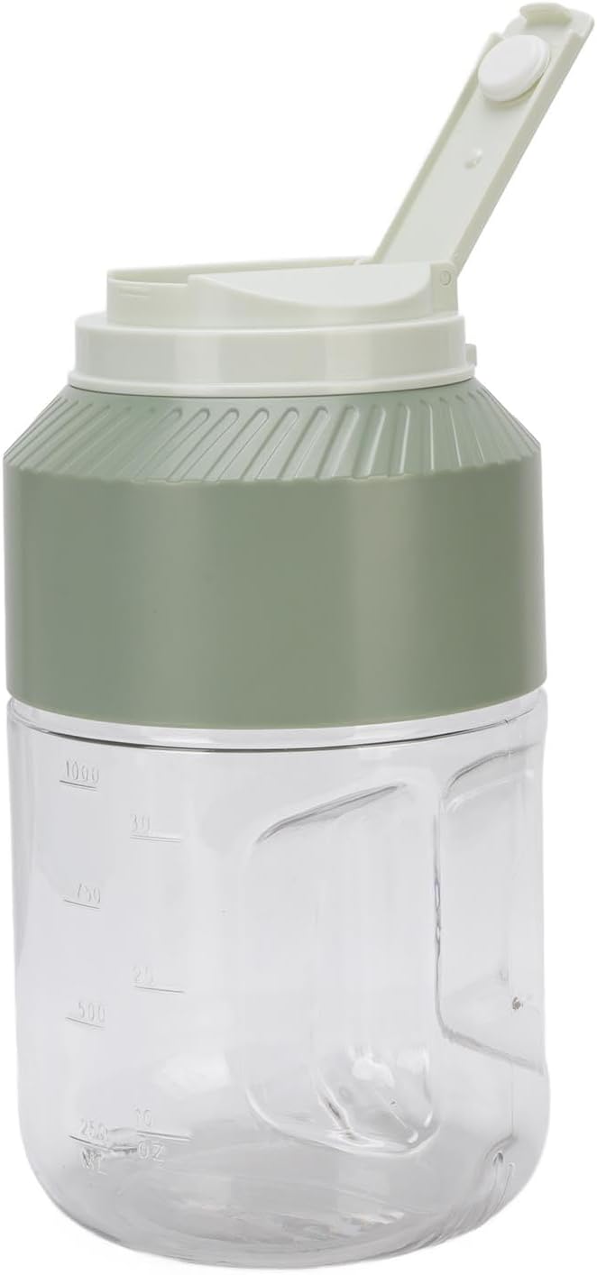 Aramox Mini Electric Juicer Fruit Mixer 1000ML Large Capacity Portable Juicer Blender USB Rechargeable Smoothie Machine Easy to Carry Lightweight Modern Style Applicable SceneColor