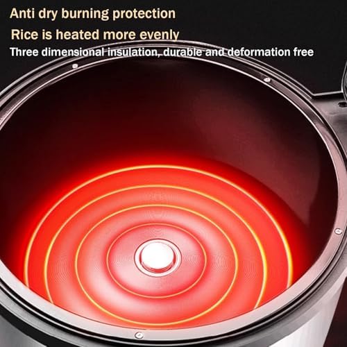 Commercial Large Rice Cooker with Non-Stick Pot &amp 24-Hour Keep Warm Function for Restaurants Hotels and Canteens(15L-1800W)