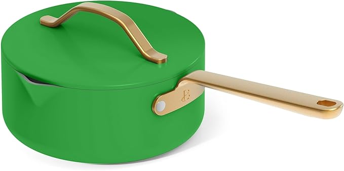 12-Piece Ceramic Non-Stick Cookware Set | Pots and Pans with Strainer Lids &amp Pour Spouts | Induction &amp Oven Safe to 500°F | PFOA-Free Stay-Cool Handles