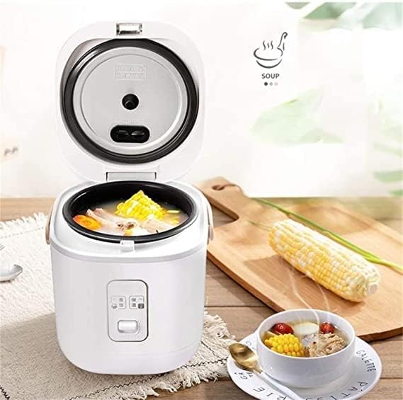 1.2L Mini Rice Cooker Portable Travel Steamer Small 25 Minutes Fast Cooking Removable Non-stick Pot Keep Warm Suitable For 1-2 People - For Cooking Soup Rice Stews &amp Oatmeal