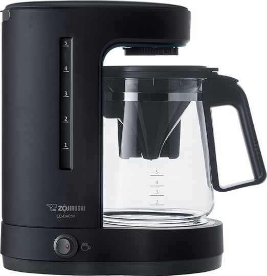Zojirushi EC-DAC50BA ZUTTO Coffee Maker 5 Cups Black PFAS-free