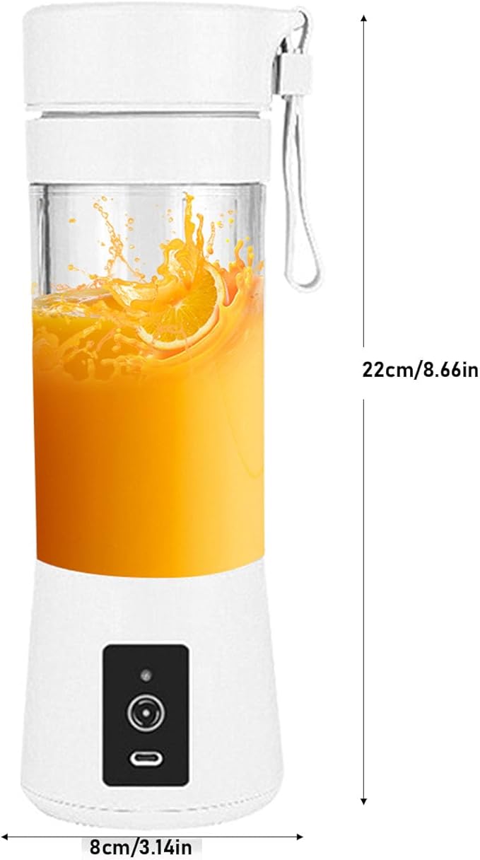 Ejoyous Portable Blender for Shakes and Smoothies Personal Blender Single Serve Travel Fruit Juicer Mixer Cup Small Electric Individual Mini Blender with Rechargeable Battery for Juice