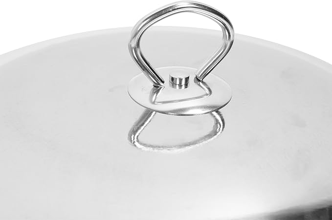 Yosoo 3 Piece Stainless Steel Pot Set Anti Stick Soup Lid Suitable Stew Cooking Soup More Durable Home Kitchen Restaurant