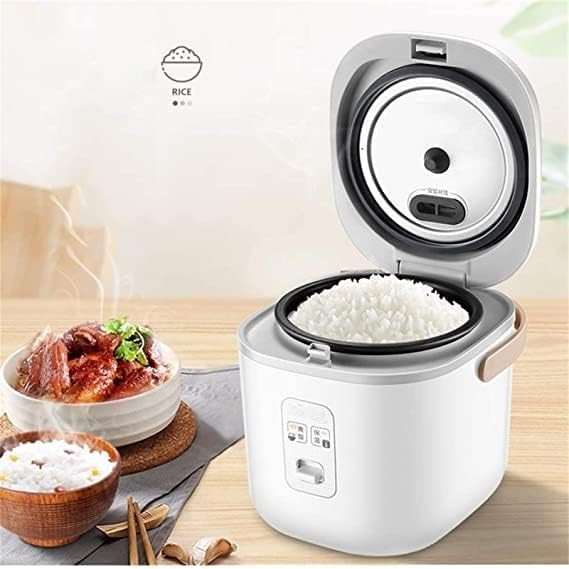 1.2L Mini Rice Cooker Portable Travel Steamer Small 25 Minutes Fast Cooking Removable Non-stick Pot Keep Warm Suitable For 1-2 People - For Cooking Soup Rice Stews &amp Oatmeal