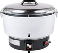 Avantco GRCNAT Natural Gas 110 Cup (55 Cup Raw) Gas Rice Cooker - 14000 BTU