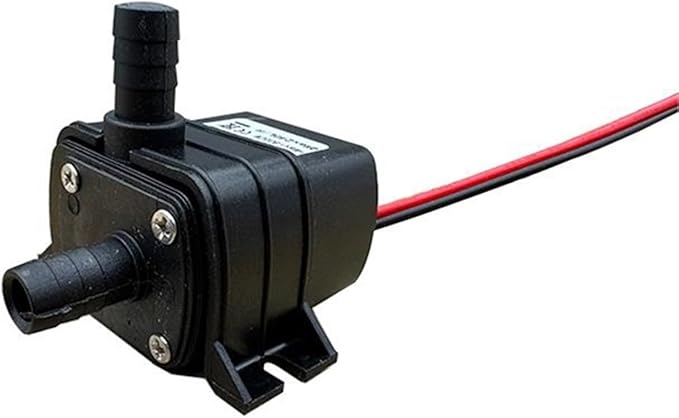 Silent Fish Tank Pump DC 12V 24V Solar brushless Motor Pool Circulation Submersible Pump(12V 4.8W)