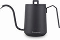 Easyworkz Gooseneck Pour Over Coffee Kettle 20 oz Stainless Steel Hand Drip Coffee Pot With Long Narrow Spout Matte Black