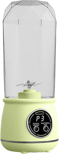 Personal Blender - 550ML Portable Cordless Powerful High Speed Blades Feature Leakproof Travel Feature Kitchen Appliances Equipment Clear Bottle Gym Camping Fruits Vegetables