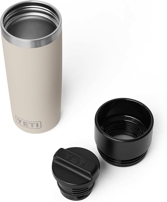 YETI Rambler 34 oz. French Press Coffee Maker (1) 16 oz Travel Bottle Stainless Steel Cape Taupe