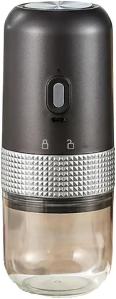 Portable Coffee Machine Automatic Coffee Grinder Portable USB Charging Kitchen Toolfor Outdoor Travel Picnic(Gray)