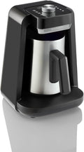 Arzum Okka Rich Spin Pro Turkish Coffee and Hot Beverage Maker Velvetiser Milk Frother 120V 5 Cups Stainless Steel Cooking Pot Chrome