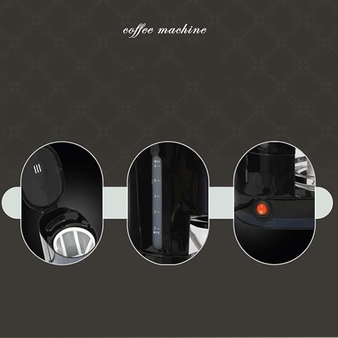 Coffee Machine Filter Coffee Machine With Insulated JugAnti-Drip SystemPermanent Reusable FilterFilter Coffee Maker With 10 Minute Brew Time800WCompatible with espresso cooke