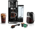 Ninja DualBrew Pro CFP101 Drip Coffee Maker – Hot &amp Iced K-Cup Compatible 3 Brew Styles 60oz Reservoir – Black
