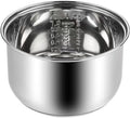 Stainless steel inner pot of rice cooker - compatible with aroma ARC-150SB ARC-5200SB rice cooker replacement pot.