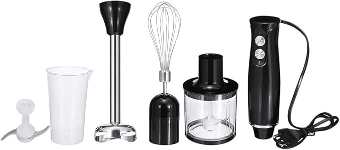 Food mixer complementary food stick 4-in-1 household handheld juicer milkshake and meat grinder