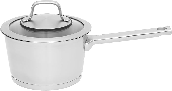BergHOFF 1110005 10pc (S) Pans Saucepans – Kits Kit (Stainless Steel Stainless Steel Stainless Steel Stainless Steel Glass Ceramic Gas Halogen Induction Sealed Plate)