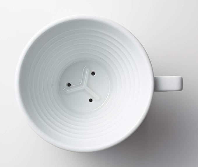 Kalita HA155#01035 Coffee Dripper Wave Series Porcelain Hasamiyaki for 1-2 People