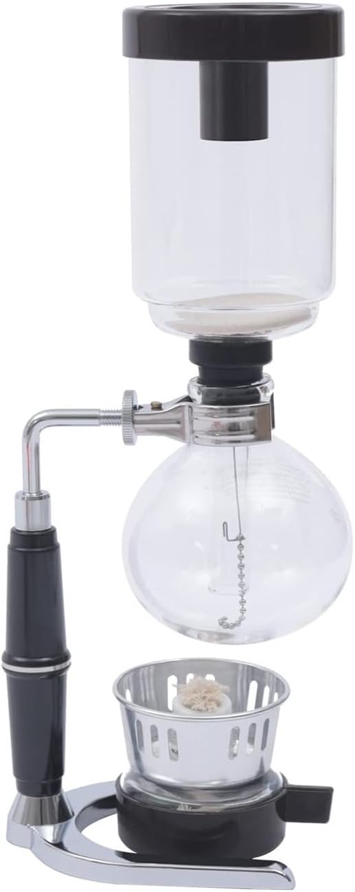 Glass Siphon Coffee MakerBorosilicate Syphon Pot for Home Coffee Shop Bar Tabletop Brewer