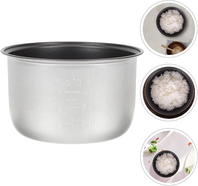 HANABASS Household Rice Cooker Inner Pot Non-stick Rice Cooker Pot Electric Cooker Accessory 3L